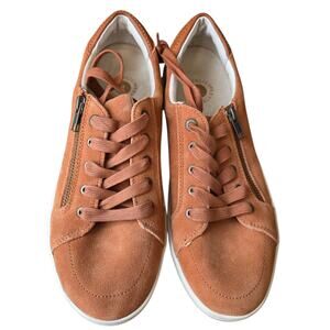 Revitalign Sneakers Orthotic Suede The Wrigley Laces & Zipper New, no box sz 10